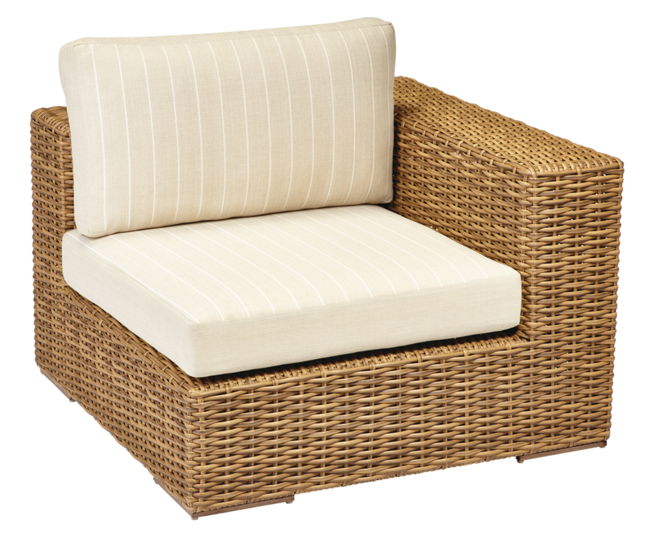 CANVAS Tofino Collection Square Outdoor Patio Sectional Corner Chair