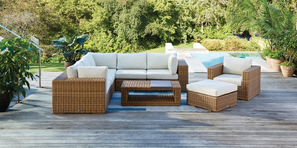 Canvas Tofino Collection Square Outdoor Patio Sectional Armchair Canadian Tire - Wicker Patio Chairs Canadian Tire