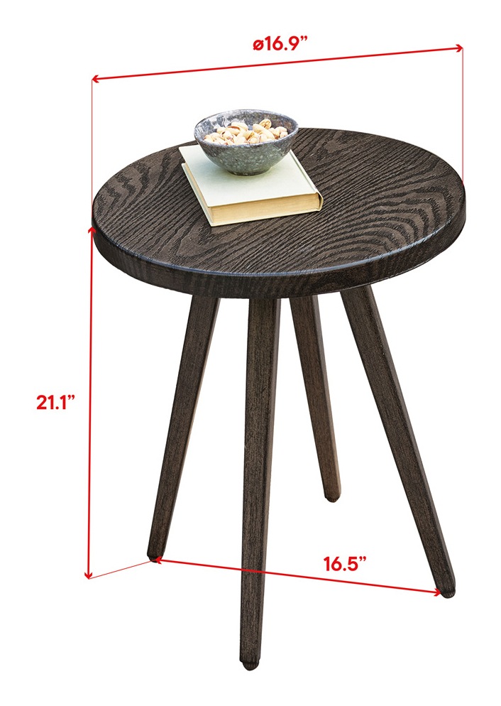 CANVAS Jensen Collection Round Outdoor/Patio Sectional Side Table