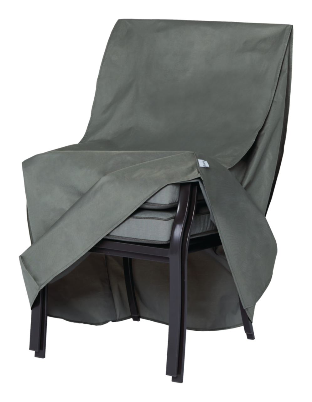 TRIPEL - Housse hydrofuge avec protection anti-UV pour chaise de jardin  empilable, gris, 27 x 28 x 31 po