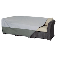 TRIPEL Outdoor/Patio Sofa Cover, UV Protected, Grey, 90 x 34 x 35-in Front_Angled_Left