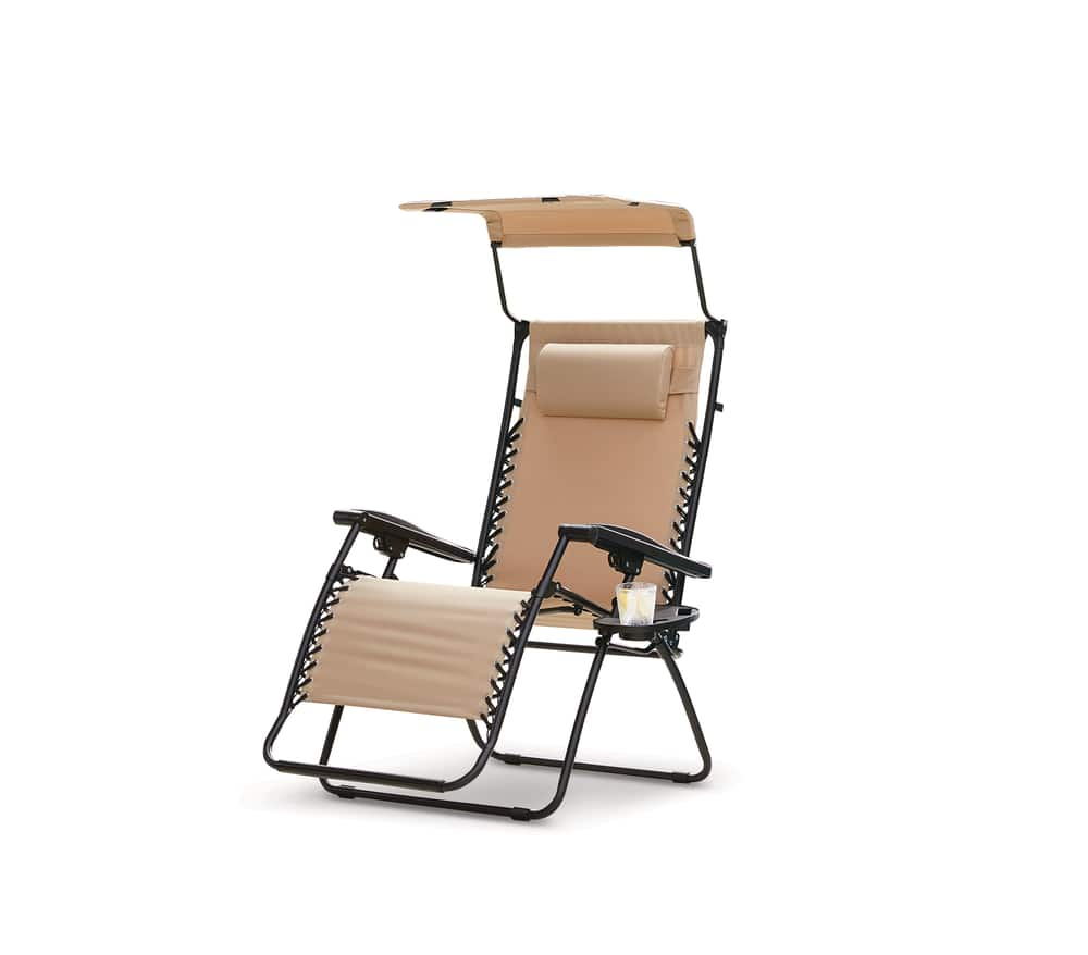 for living taupe oxford xl zero gravity chair