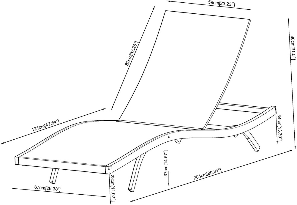 CANVAS Satori Chaise longue de jardin Canadian Tire