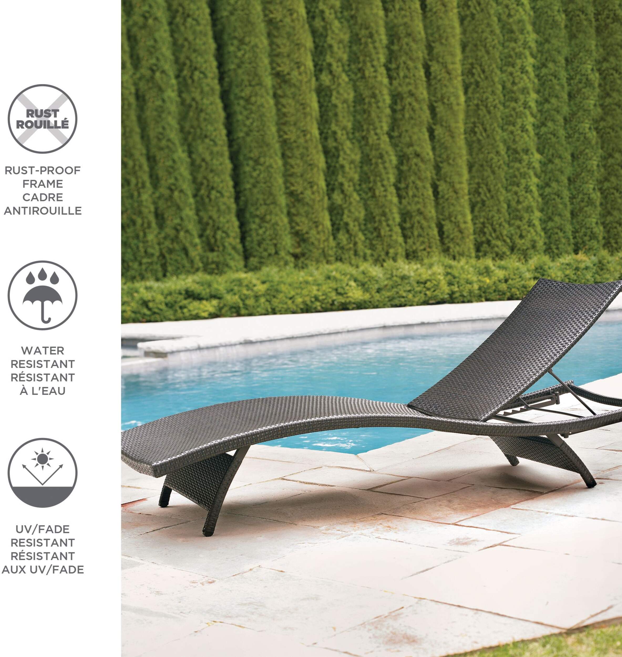 CANVAS Satori Outdoor/Patio Chaise Lounger Canadian Tire