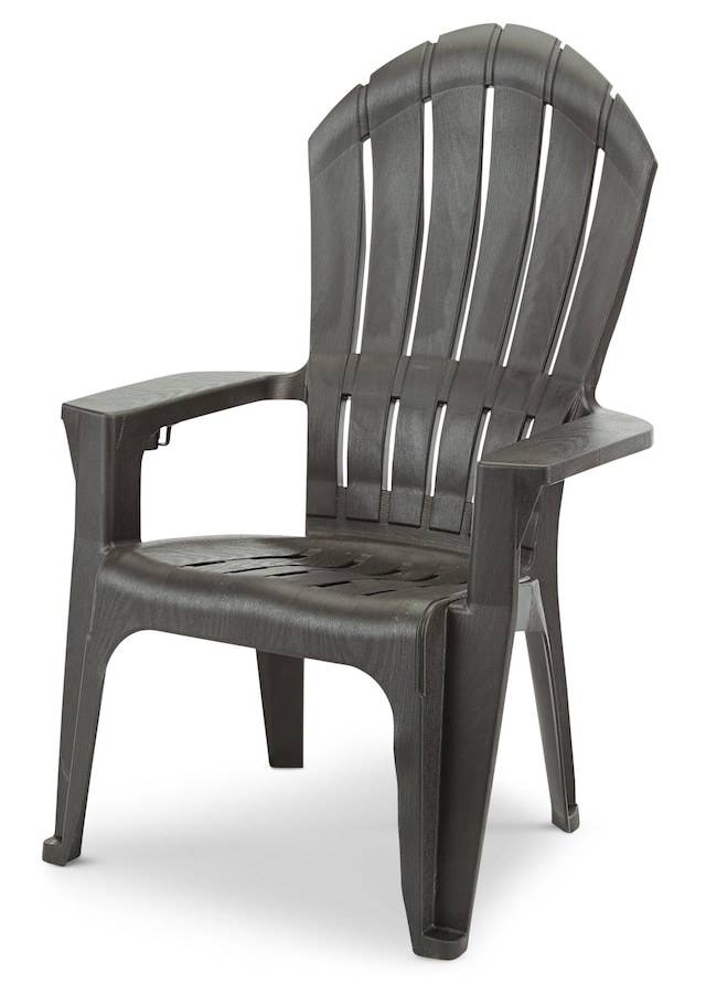 The Big Easy Plastic Outdoor/Patio Adirondack Chair w/ Cup Holder