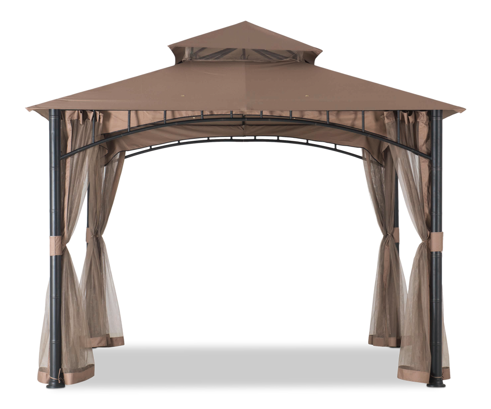 For Living Summerland Outdoor/Patio SoftTop Gazebo w/ Mosquito Net