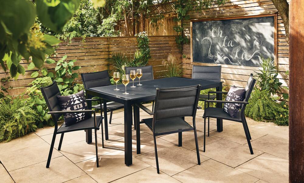 canvas outdoor dining chairs