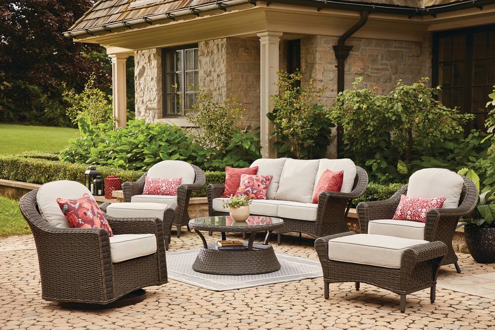 6 piece outdoor patio set