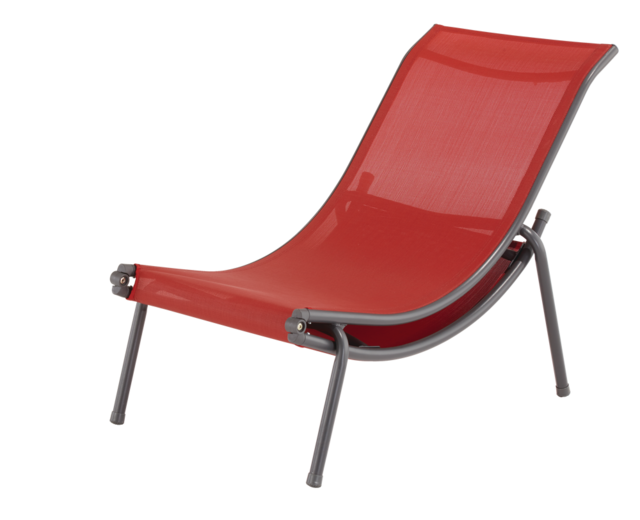 For Living Chaise longue pliante, rouge Canadian Tire