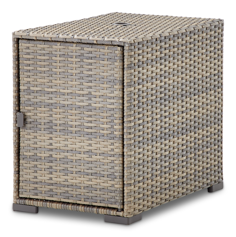 CANVAS Bala Rectangle Outdoor Patio Sectional Umbrella Side Table Stand