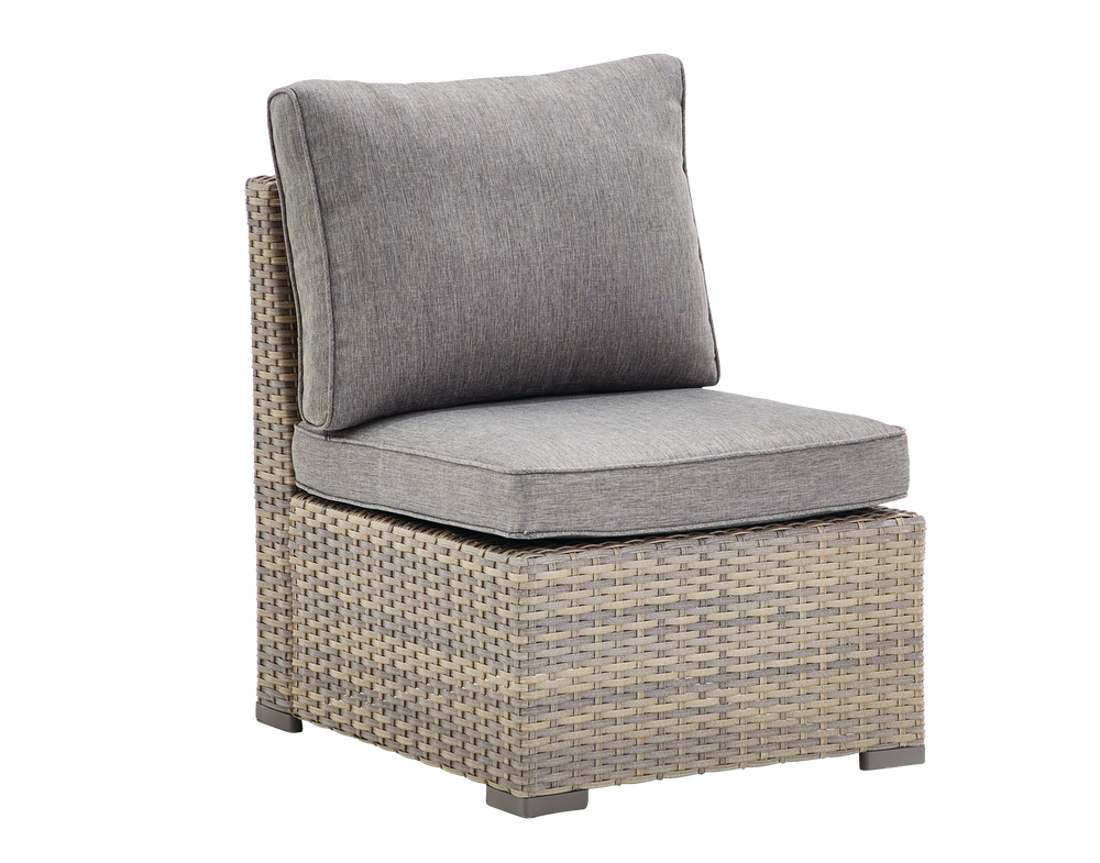 Canvas Bala All Weather Wicker Outdoor, Armless Wicker Chairs