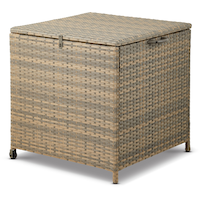 CANVAS Bala All-Weather Wicker Outdoor/Patio Storage Box for Cushions, 32x29x29-in Front_Angled_Right