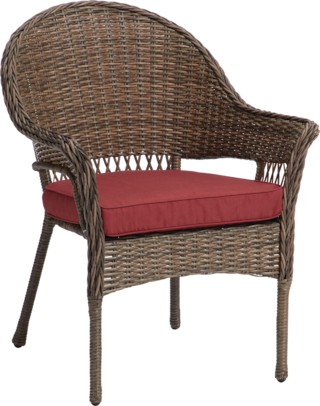 Canvas Canterbury All Weather Wicker Outdoor Patio Sectional Armchair Stackable Canadian Tire - Wicker Patio Chairs Canadian Tire