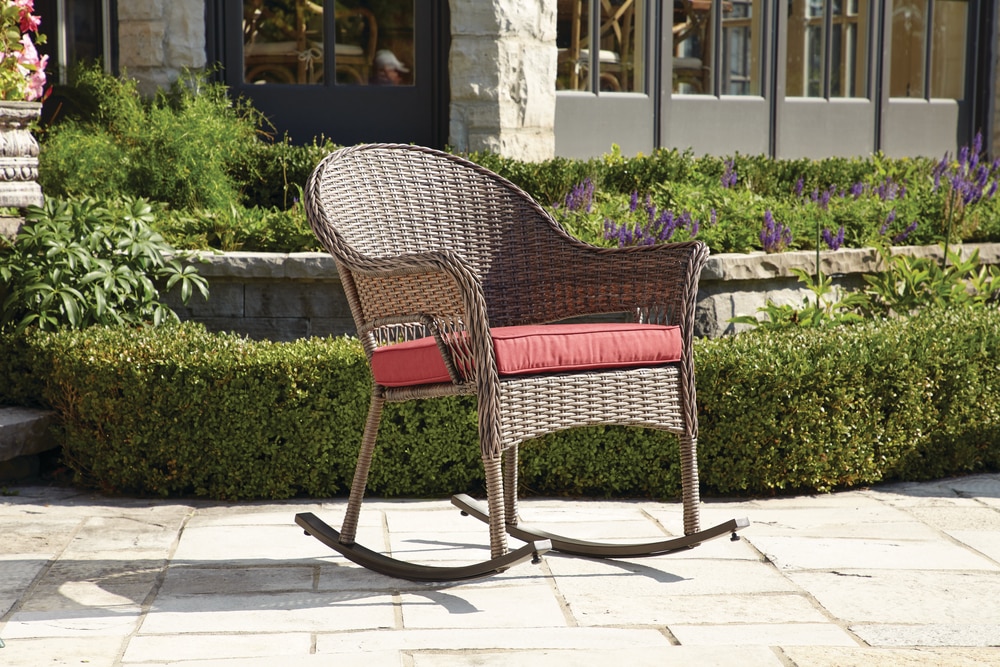 CANVAS Canterbury AllWeather Wicker Outdoor/Patio Sectional Rocking