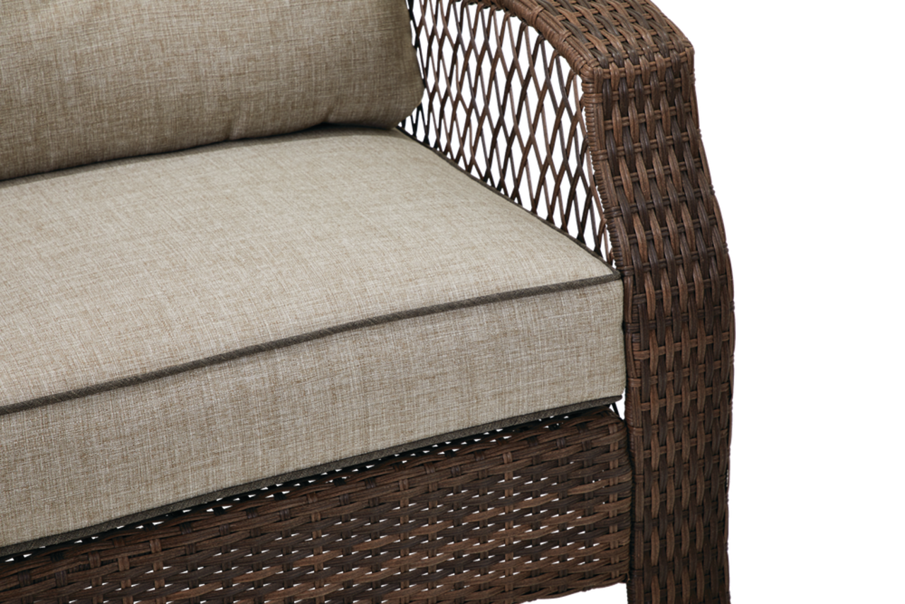 Gableton 4 piece wicker chat set on sale