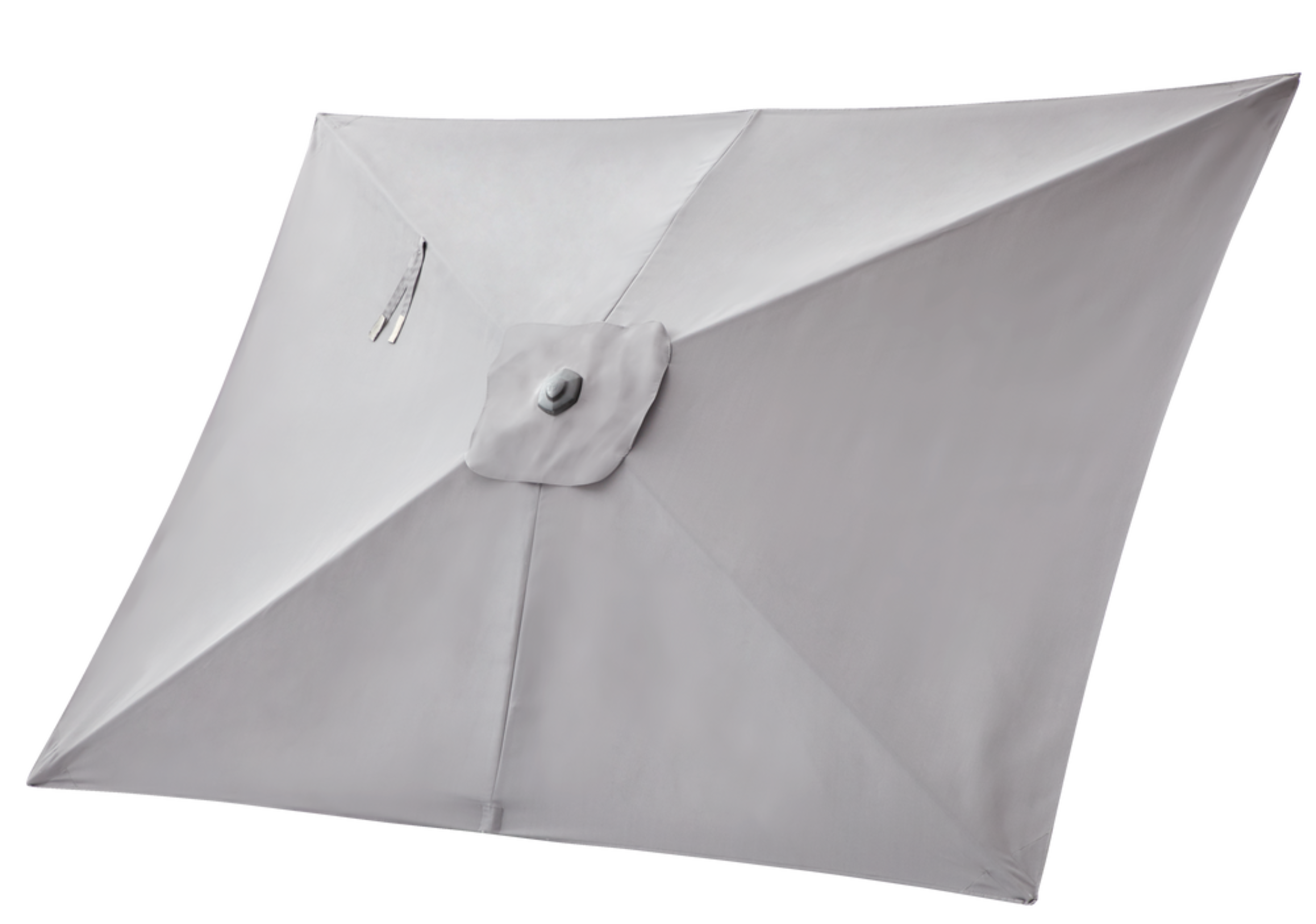 CANVAS Rectangular Fabric Outdoor/Patio Umbrella w/ Crank Handle, Grey, 6ft x 9ft Canadian Tire