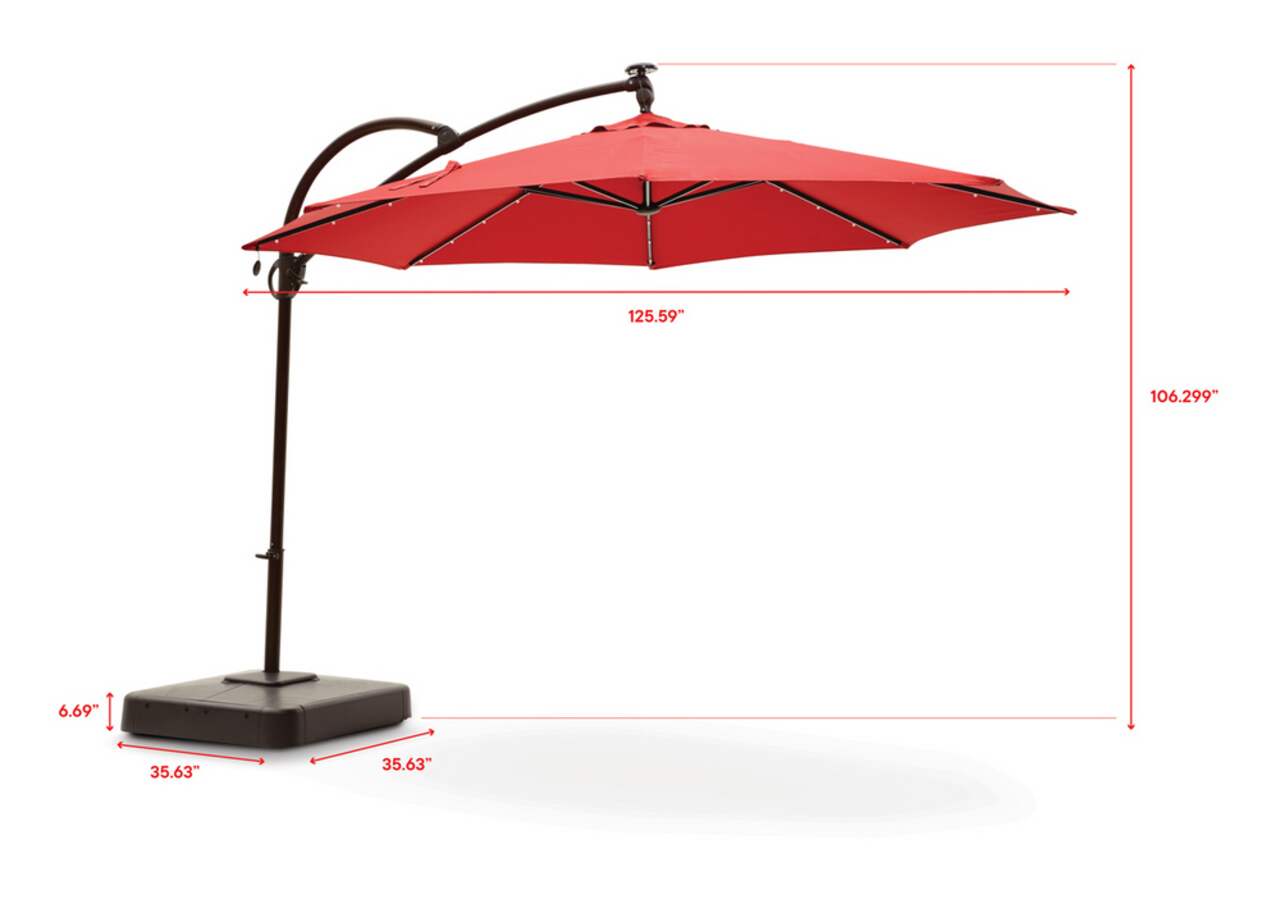 Stay Put Umbrellas  Cantilever, Offset, Patio Umbrellas & Mount kit