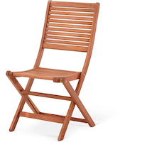 CANVAS Sherbrooke Wooden, Folding Outdoor/Patio/Balcony Bistro Chair Front_Angled_Left