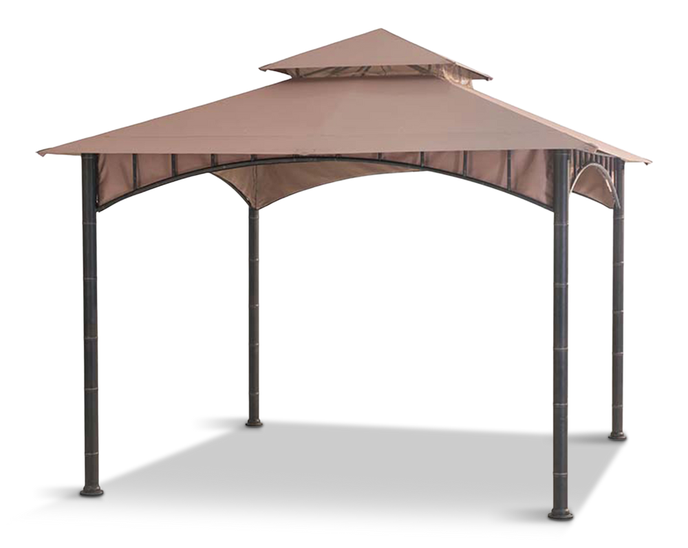 For Living Summerland Outdoor/Patio Gazebo Canopy, Light Brown