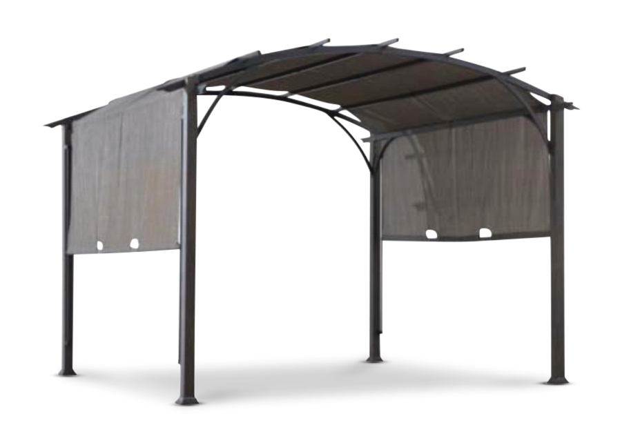 For Living Cambrian Square Outdoor/Patio Pergola w/ Adjustable Sun