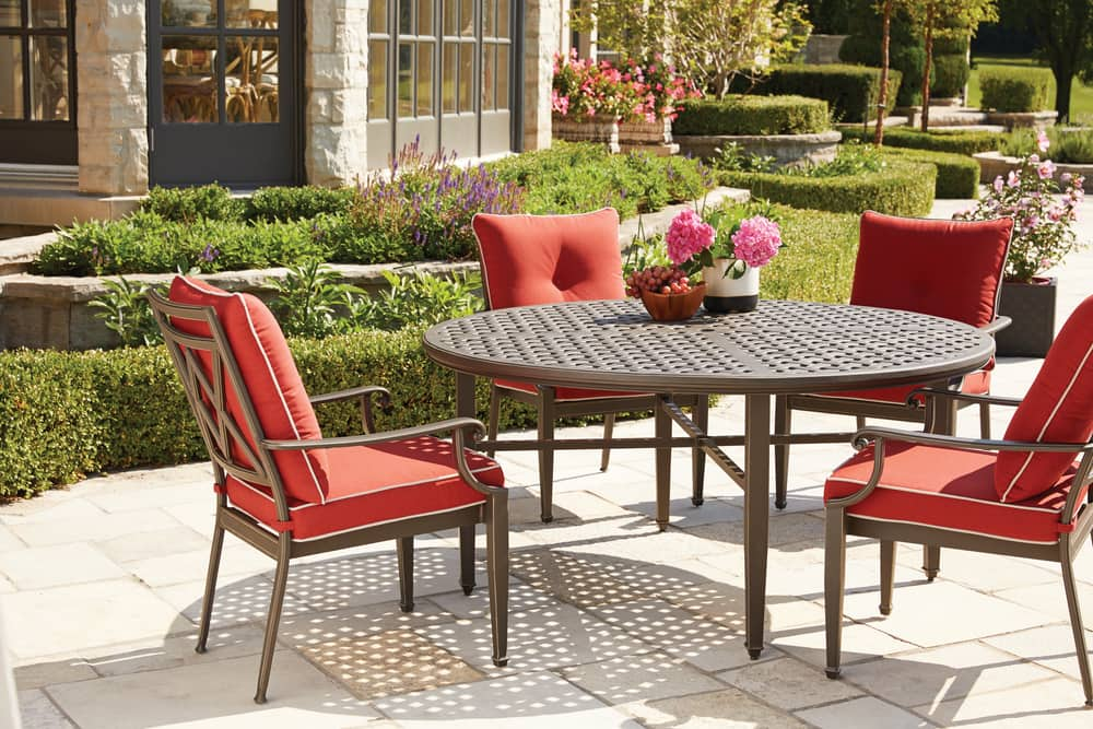 round table patio dining sets