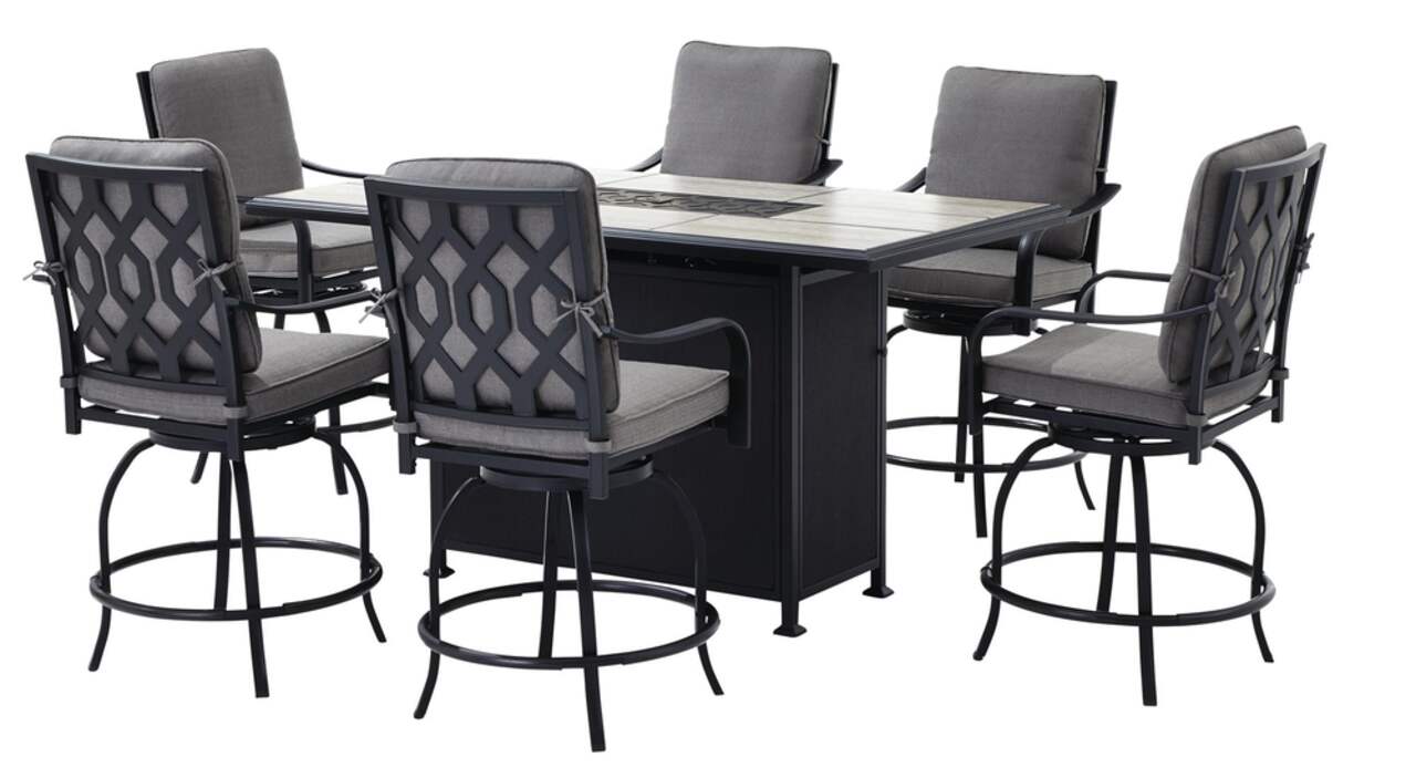 Fairmont High Dining Set 7 pc Canadian Tire