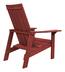 CANVAS Arrowhead Recycled Plastic Outdoor Patio Muskoka Chair, Red ...