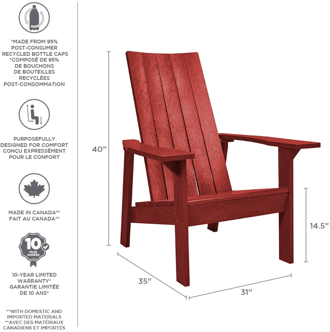 Canadian tire shop muskoka chair
