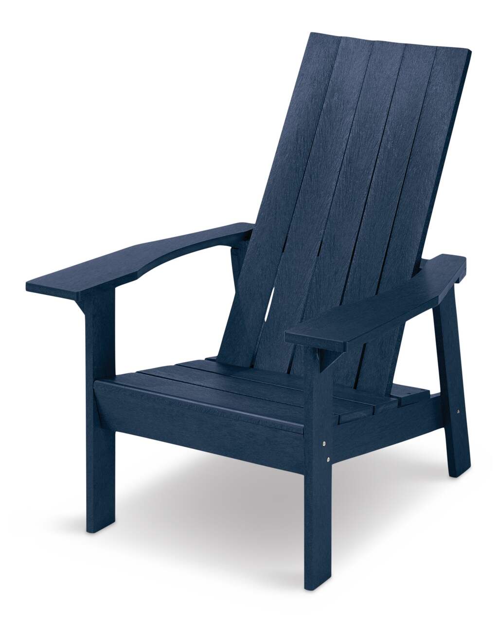 CANVAS Arrowhead Recycled Plastic Outdoor Patio Muskoka Chair, Navy