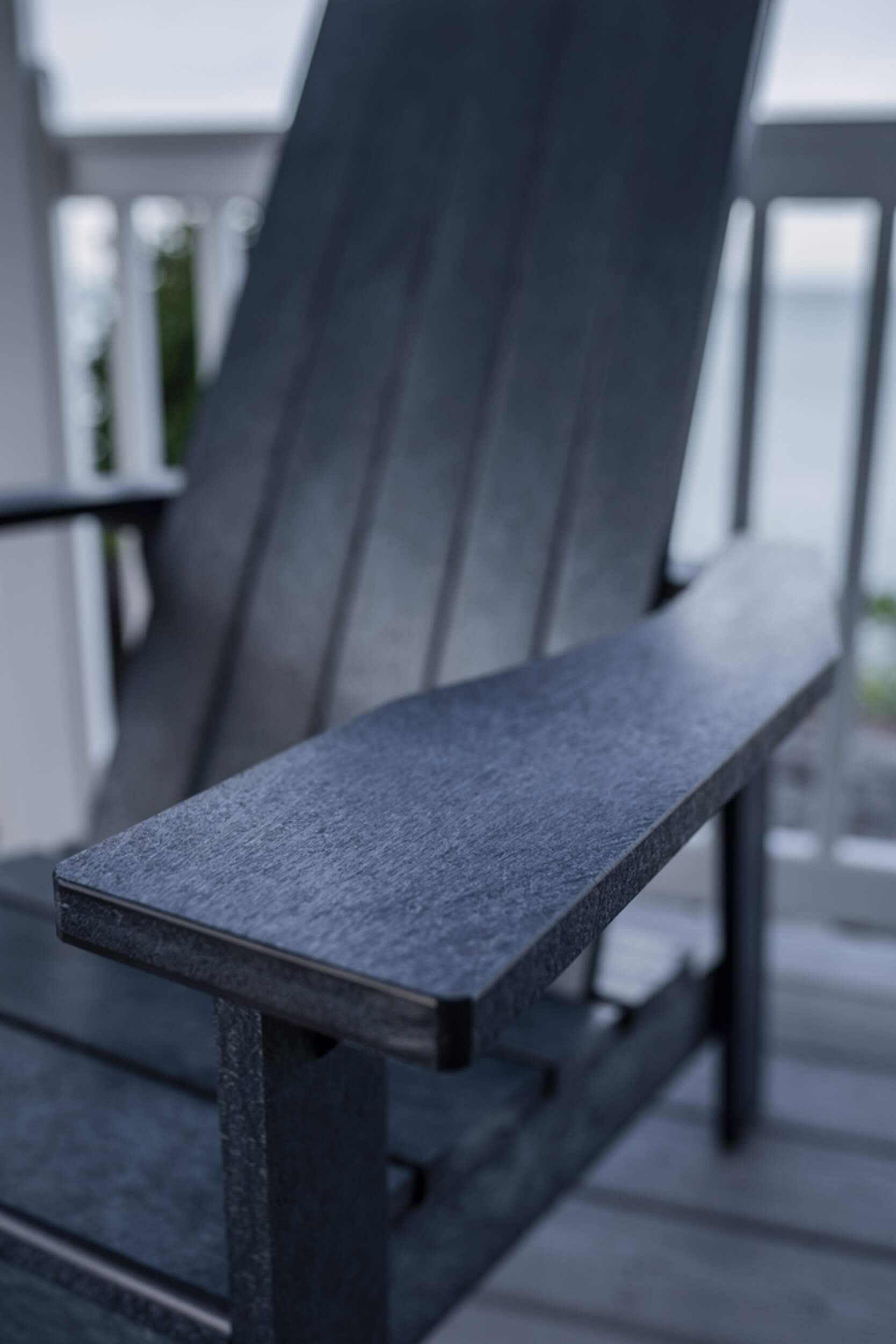 CANVAS Arrowhead Recycled Plastic Outdoor Patio Muskoka Chair, Navy