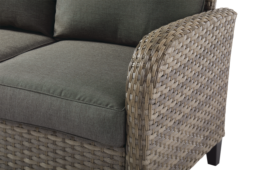 CANVAS Breton AllWeather Wicker Outdoor Patio Loveseat Canadian Tire