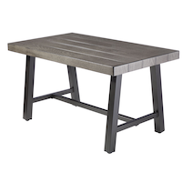 CANVAS Breton Rectangle Steel Outdoor Patio Coffee Table Front_Angled_Left