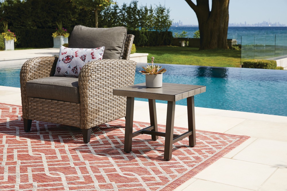 CANVAS Breton Square Steel Outdoor Patio Side Table Canadian Tire