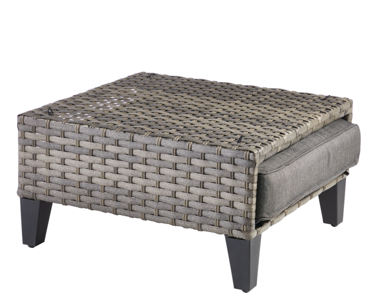 CANVAS Breton Rectangle All Weather Wicker Outdoor Patio Ottoman