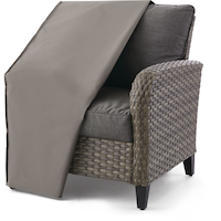 TRIPEL 200 Series Outdoor/Patio Arm Chair Cover, Grey, 36 x 34 x 21-in