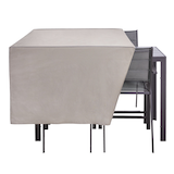 TRIPEL série 200 - Housse hydrofuge universelle pour ensemble bistro de jardin, gris, 53 x 65 x 30 po Front_Elevated