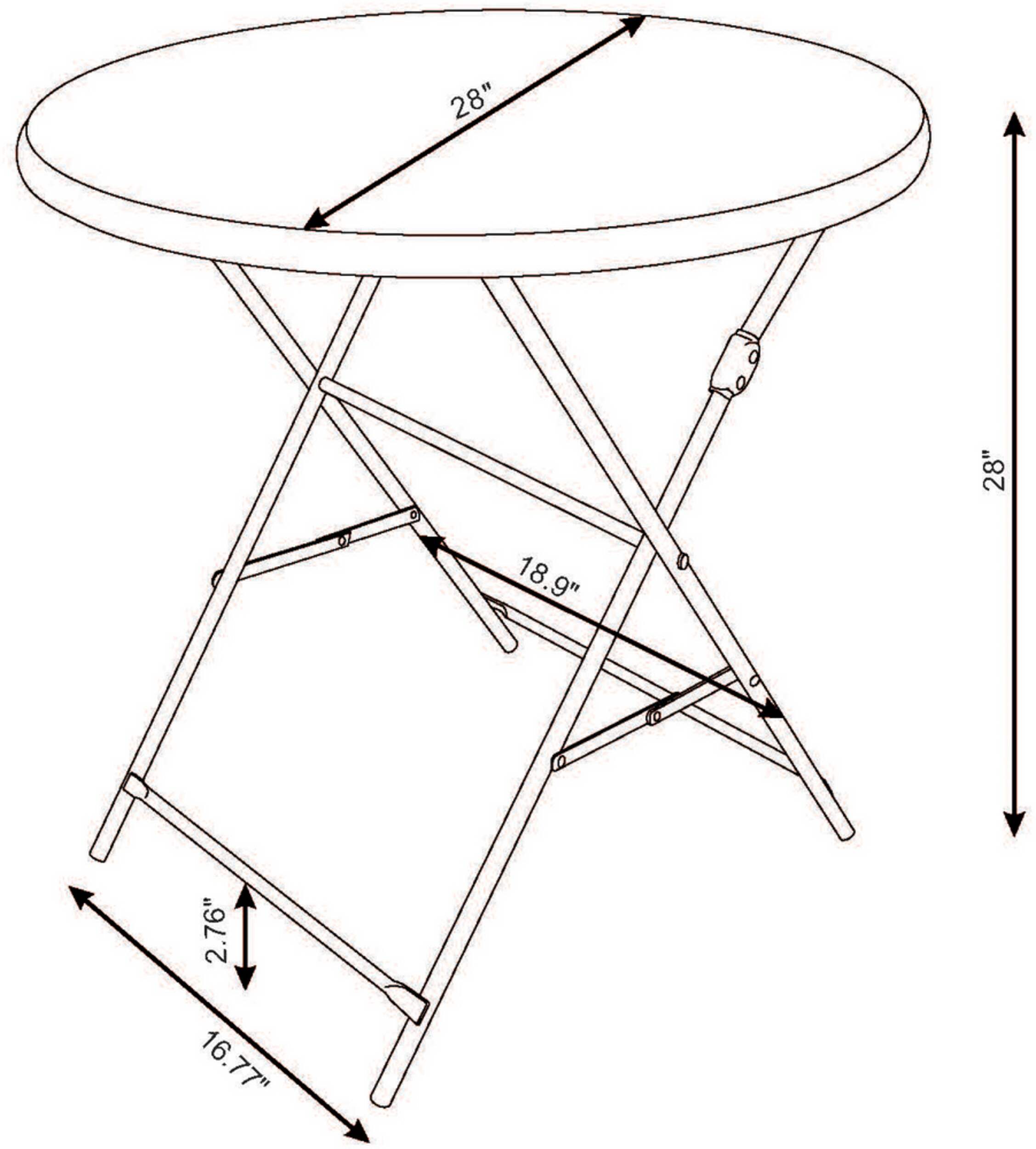 CANVAS Simcoe Folding Table Canadian Tire