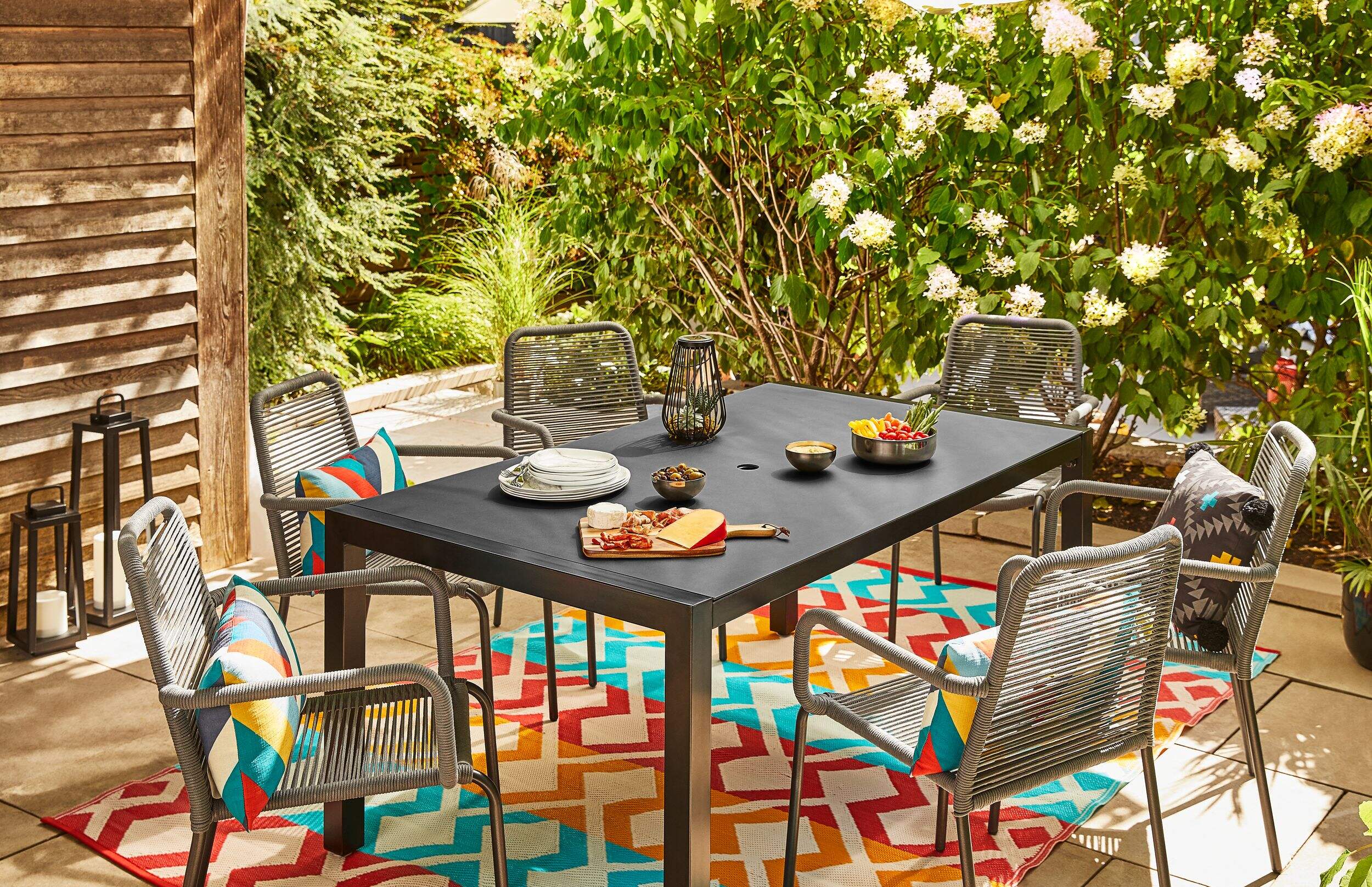 CANVAS Mercier Rope Outdoor Patio Dining Chair, Grey Canadian Tire