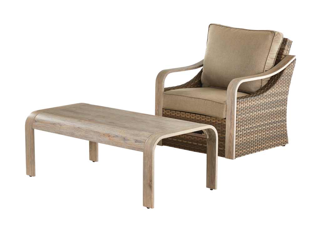 Sunjoy Rumney All Weather Wicker Outdoor/Patio Conversation Set, 4pc