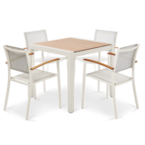 CANVAS Salt Spring Aluminium Outdoor/Patio/Balcony Dining Set, 5-pc Composite_or_Mixed