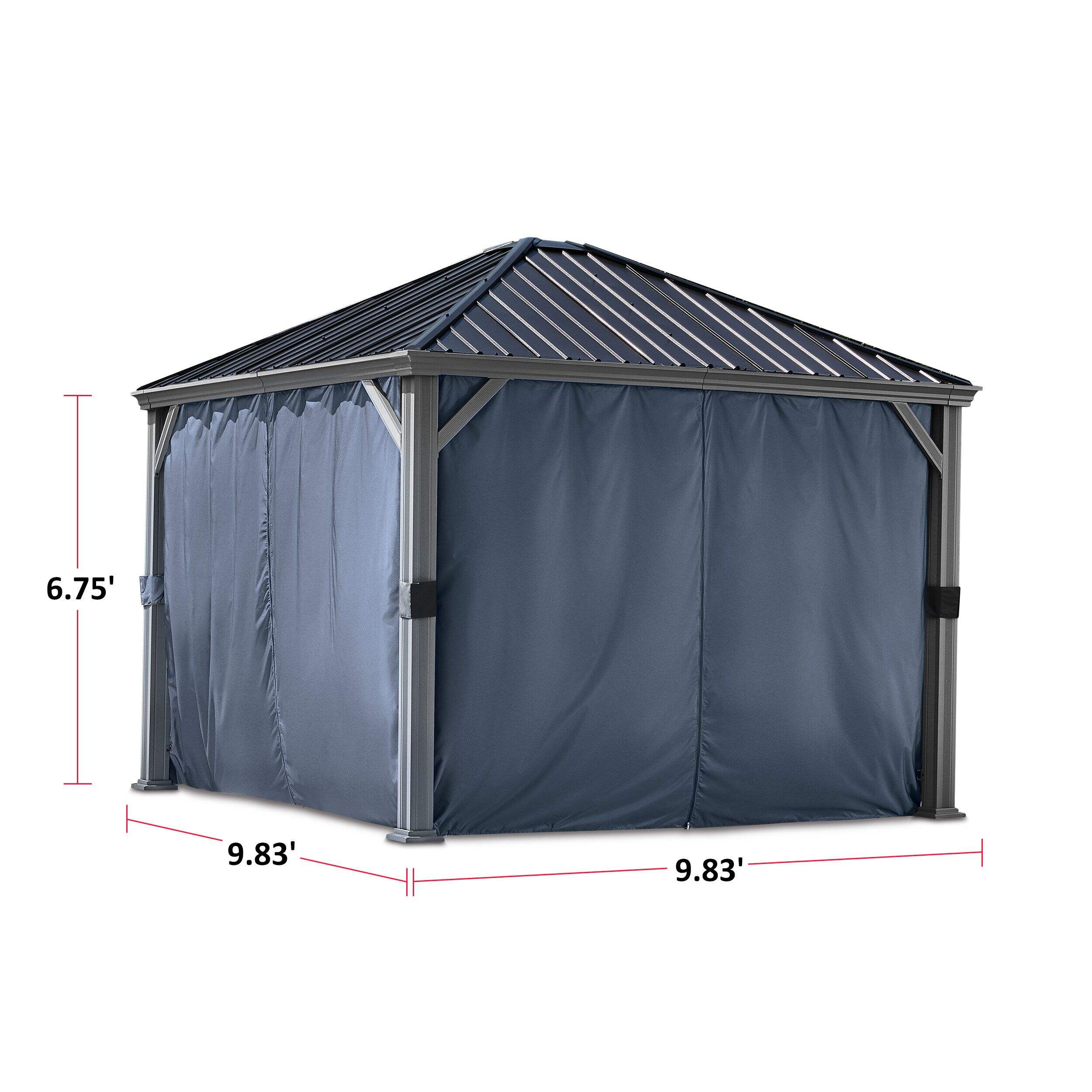 CANVAS Skyline Fabric Outdoor/Patio Walls & Netttings for HardTop