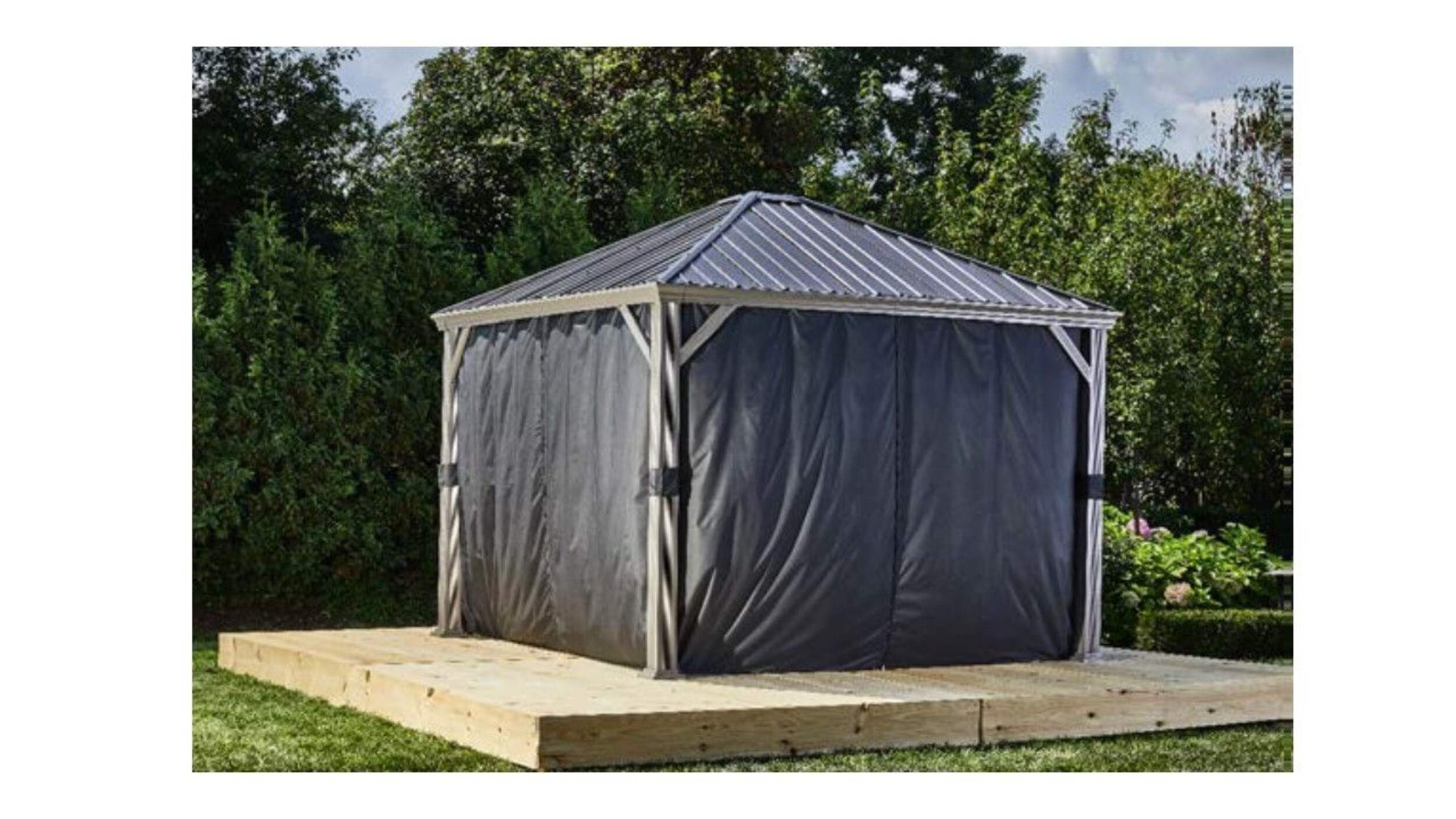 CANVAS Skyline Fabric Outdoor/Patio Walls & Netttings for HardTop