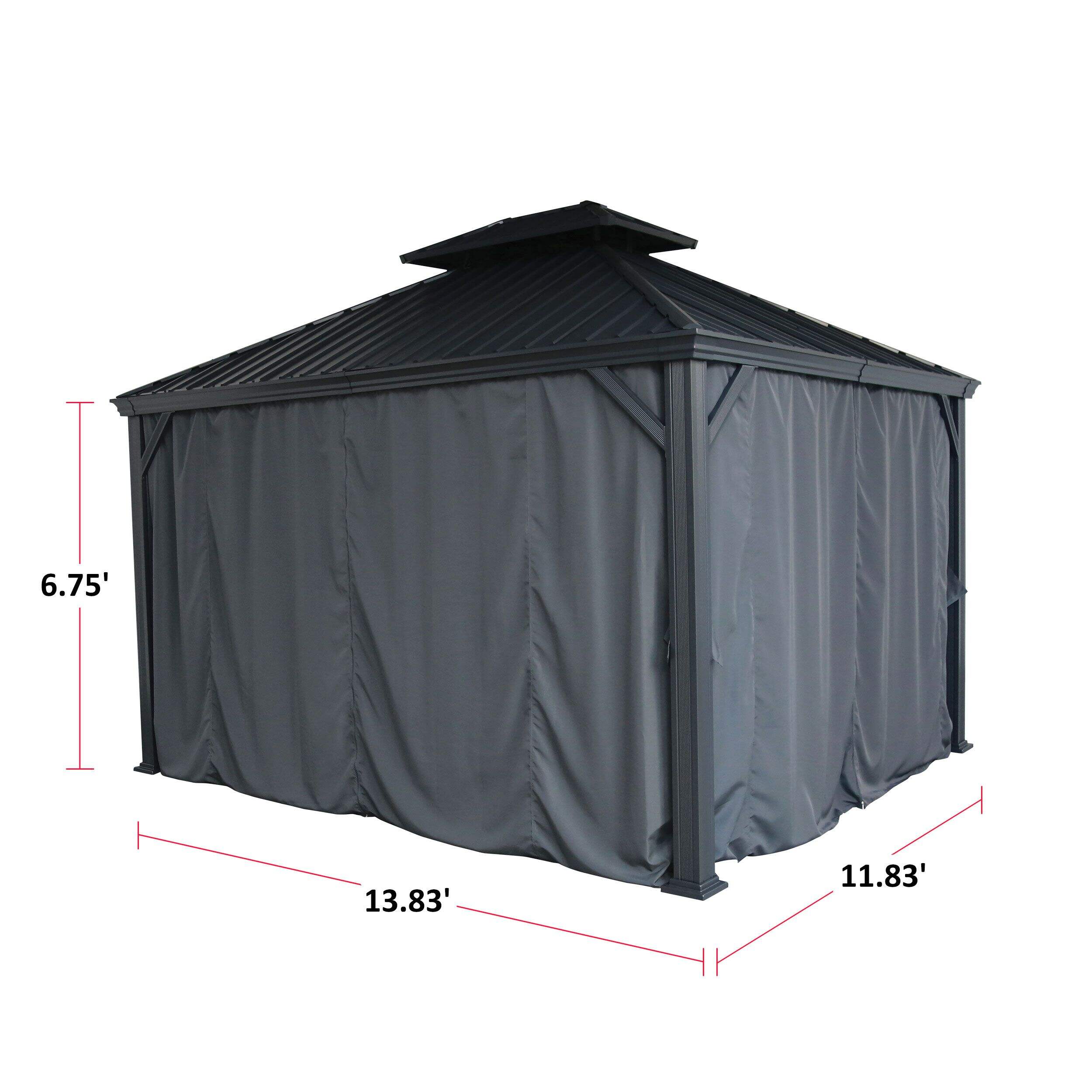 CANVAS Fabric Outdoor/Patio Gazebo Walls & Netting for Skyline Gazebo