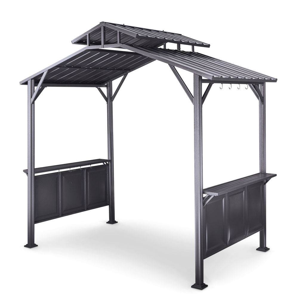 CANVAS Skyline Steel Aluminum Frame Outdoor Patio Hard Top Grill 