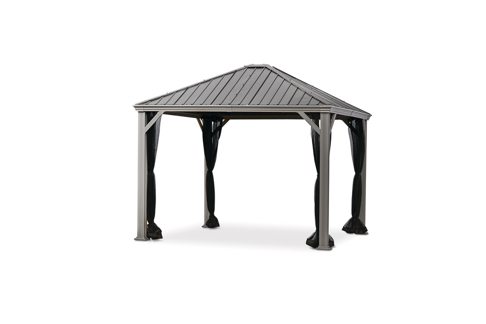 CANVAS Skyline Steel & Aluminum Outdoor Patio HardTop Gazebo w