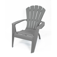 For Living Adirondack Chair, Light Grey Front_Angled_Left