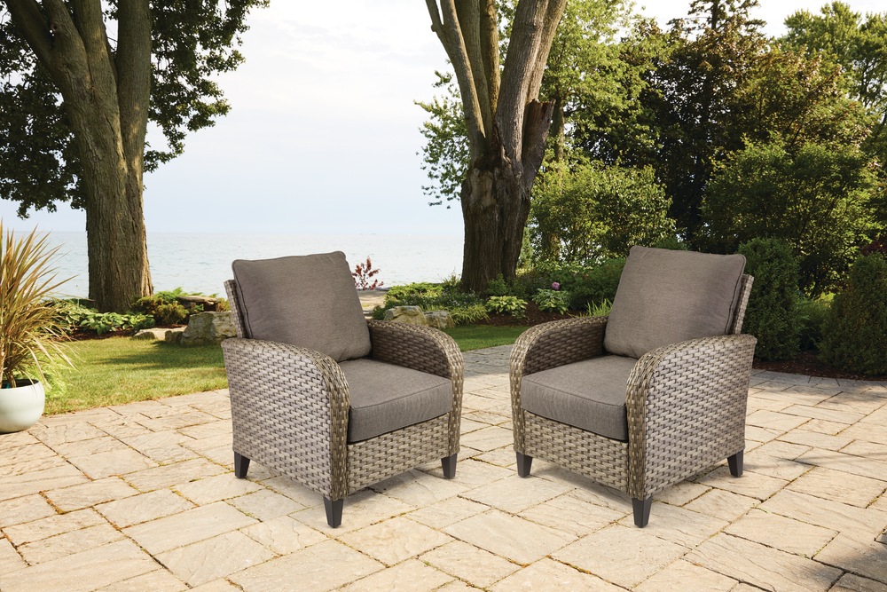 CANVAS Breton Outdoor/Patio Replacement Cushion Set, 2pc Canadian Tire