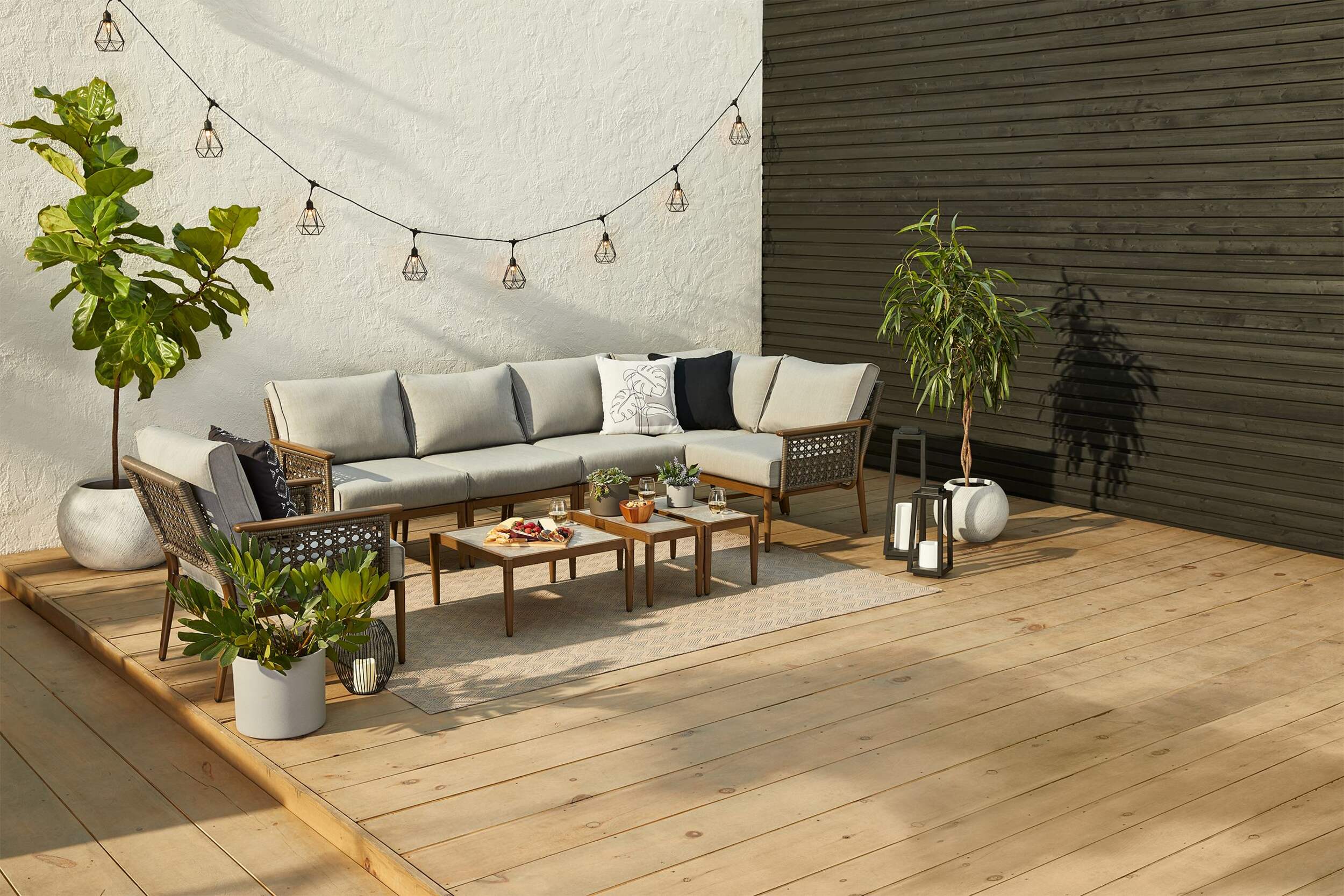 CANVAS Baffin AllWeather Wicker Outdoor/Patio Conversation Set w