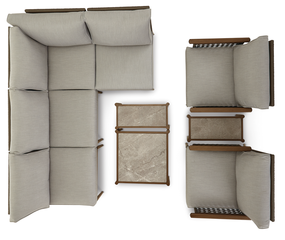 CANVAS Baffin AllWeather Wicker Outdoor/Patio Conversation Set w