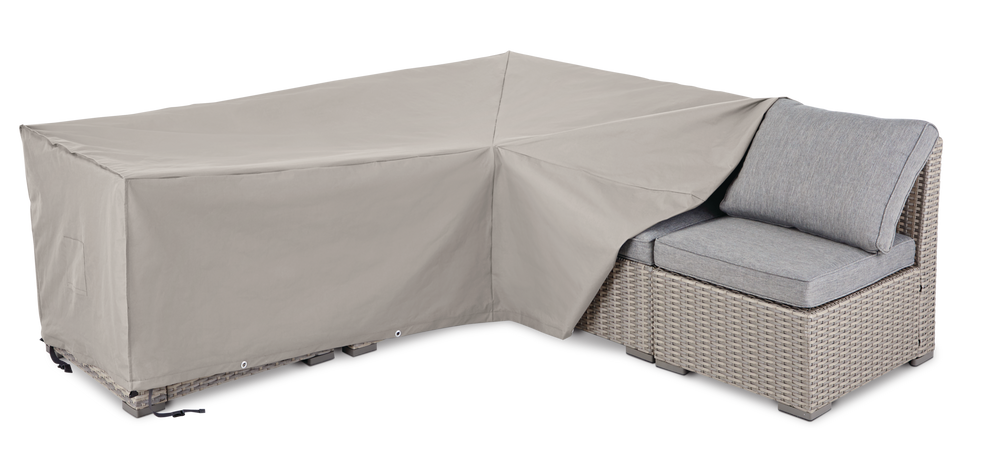 Tripel L Shaped Outdoor Patio Sectional Cover Water Resistant Grey 55x32x26 In Canadian Tire - Patio Furniture Covers Made In Canada